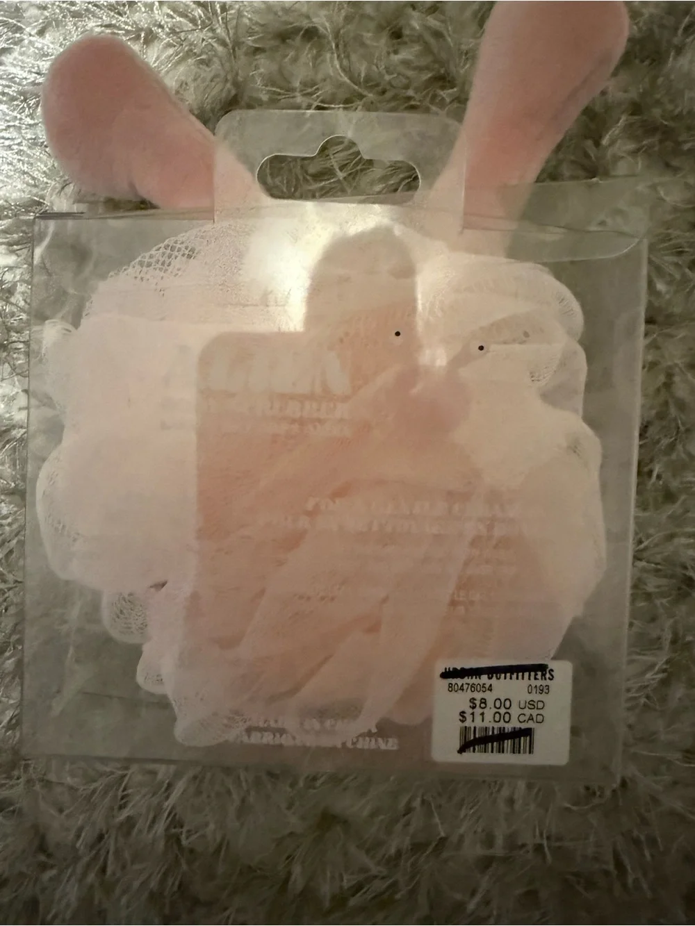 Urban Outfitters Pink Alien Kids Bath Sponge with Plush Eye Stalks